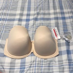 Fit Fully Yours B1011 Felicia Strapless Nude 381 BNWT